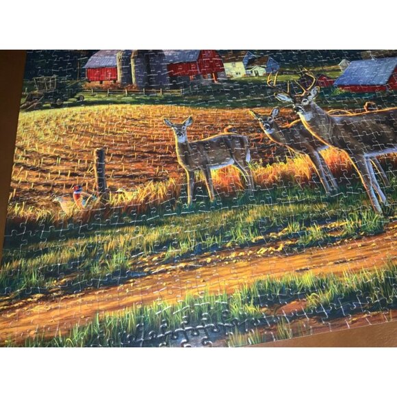 Darrell Bush Harvest Time 1000-Piece Jigsaw Puzzle By Buffalo Games - Picture 5 of 10